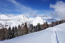 sentiero ciaspole monte agaro ski lagorai