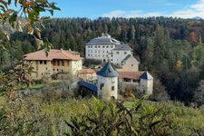 Castel Bragher estate Archivio fotografico Apt Val di Non